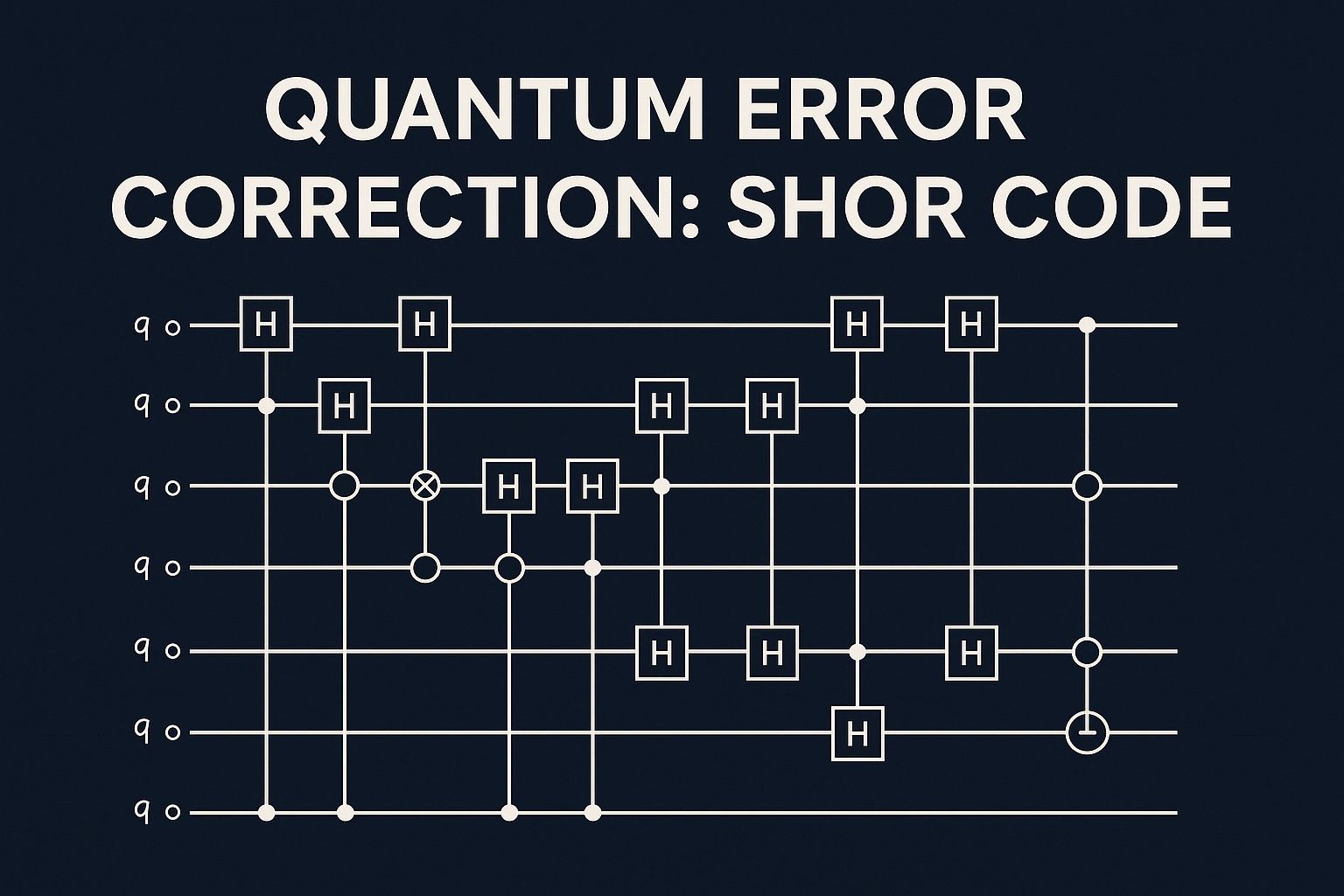 Quantum Error Correction: Shor Code
